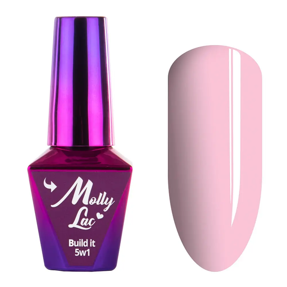 UV/LED Gel Lak Molly Lac, UC/LED Gel Lac 5v1 - Rose, 10ml