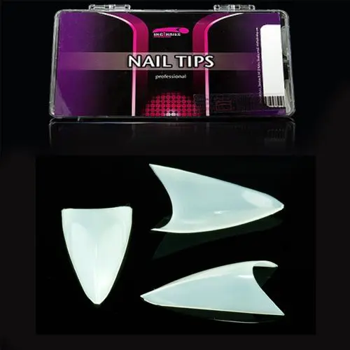 Stealth French Natural, 200ks box - nehtové tipy Inginails, mix 1-10