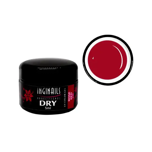 DRY UV COLOR GEL Inginails Professional – Rose Red 125, 5ml