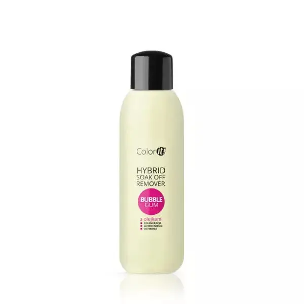 Silcare Hybrid SOAK OFF odstraňovač hybridního gelu s oleji a vůní Bubble Gum, 570ml