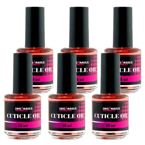 Olej na nehty Inginails,6ks - Cuticle Oil PEACH ORANGE 15ml