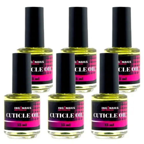 Olej na nehty Inginails, 6ks - Cuticle Oil LEMON 15ml