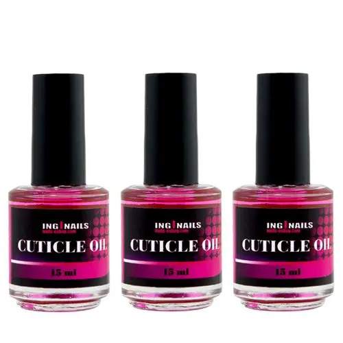 Cuticle Oil PINEAPPLE PINK 15ml - olej na nehtovou kůžičku Inginails, 3ks