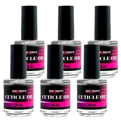 Olej na nehty Inginails, 6ks - Cuticle Oil ALMOND 15 ml