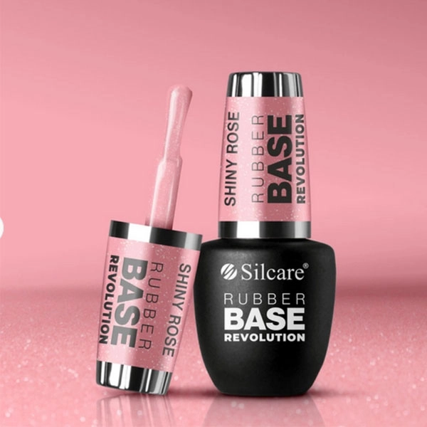 Rubber Base Revolution Shiny Rose 9ml