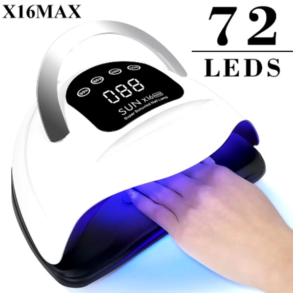 UV/LED lampa na nehty X16 MAX 320W, bílá