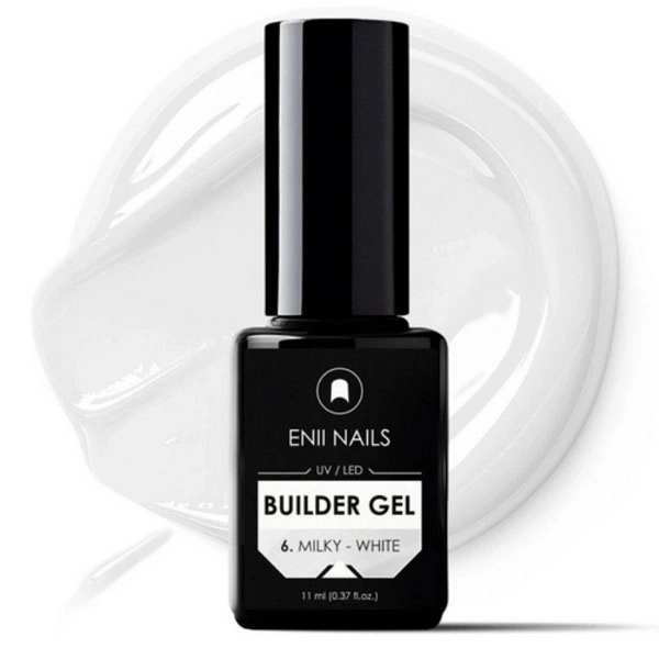 Enii Builder gel bottle 6 Milky-White, 11ml