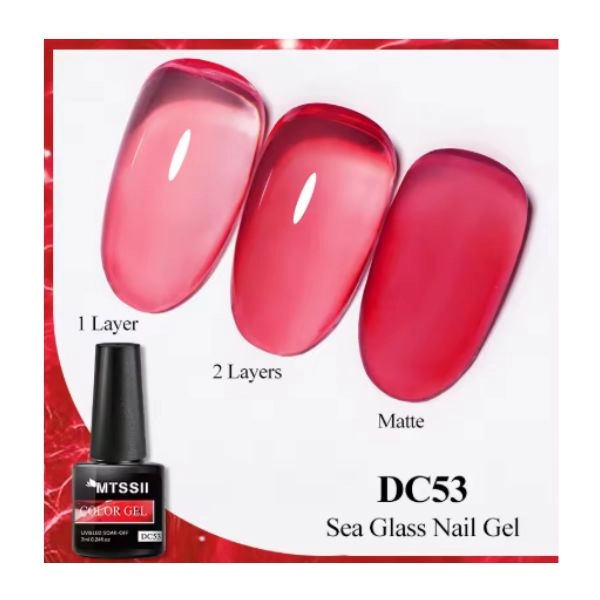 UV/LED gel lak Sea Glass Nail Gel, 7ml - DC 53