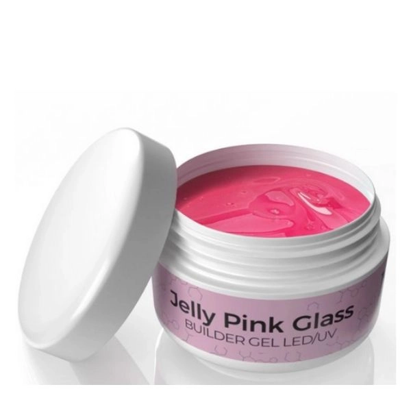 UV/LED stavební gel NTN Premium Jelly Pink Glass, 30g