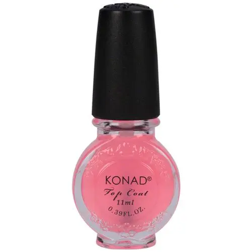 Top Coat Transparent Pink - růžový vrchní lak, průhledný, 11ml