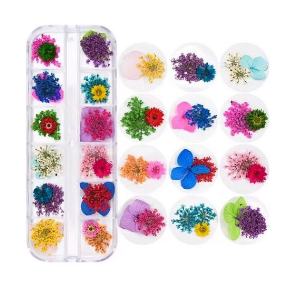 Ozdobná sada - sušené květy 12×5 g