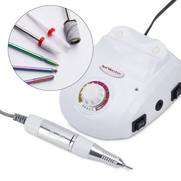 Bruska na nehty s regulací otáček - bílá, 65W