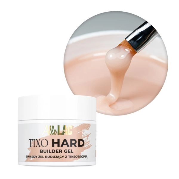 UV/LED stavební gel - AlleLac Tixo Hard Light Nude, 45g
