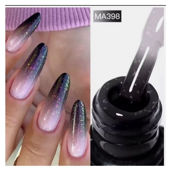 THERMO gel lak - Light Pink/Black MA398, 7 ml