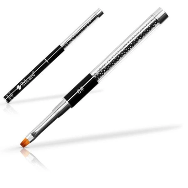 Štětec na gel č. 6 - s černými perličkami