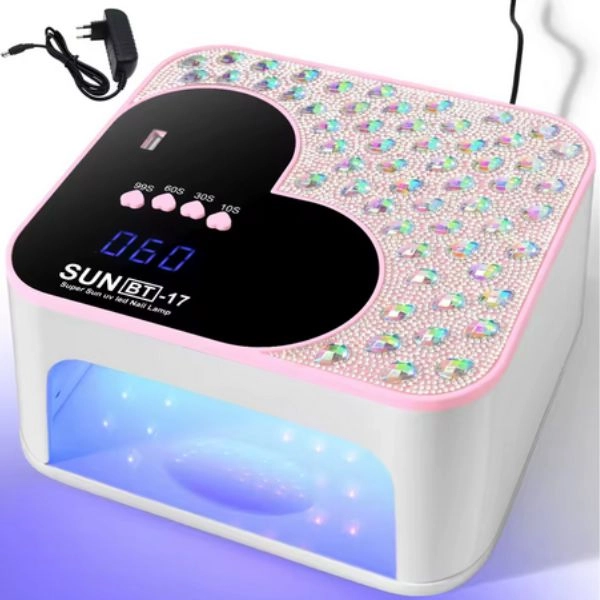 UV/LED lampa SUN BT-17, růžová