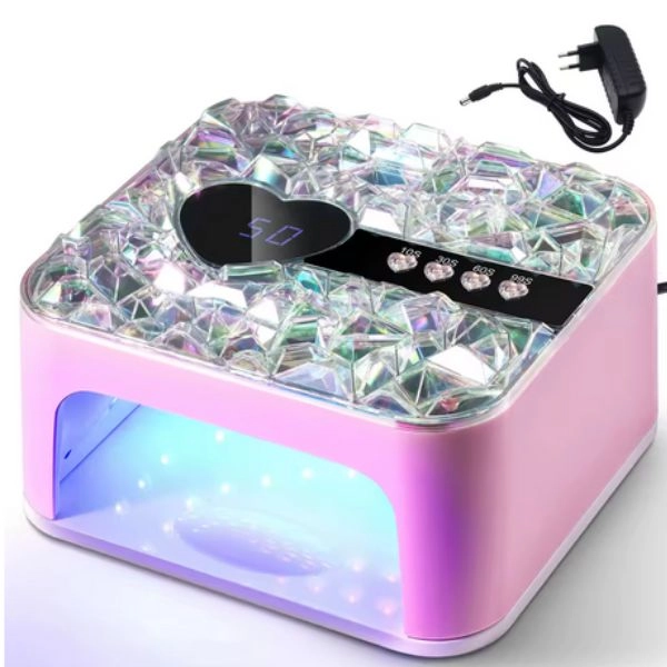 UV/LED lampa SUN D-18, růžová