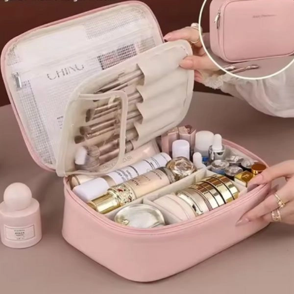 Kosmetická taška, růžová