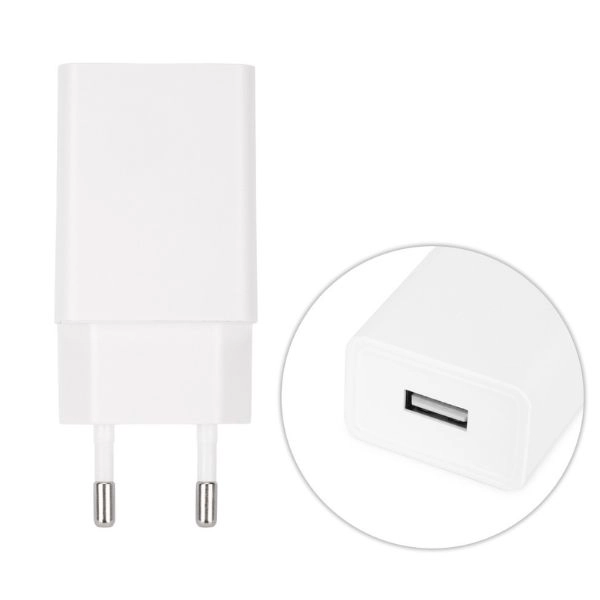 Síťový napájecí adaptér 5W USB-A, bílý