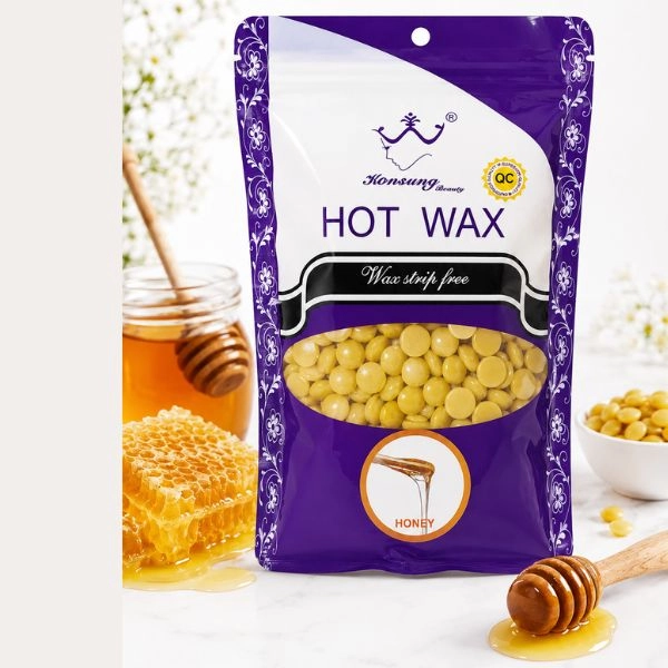 Kosmetický, depilační vosk - perličky – Honey, 100g