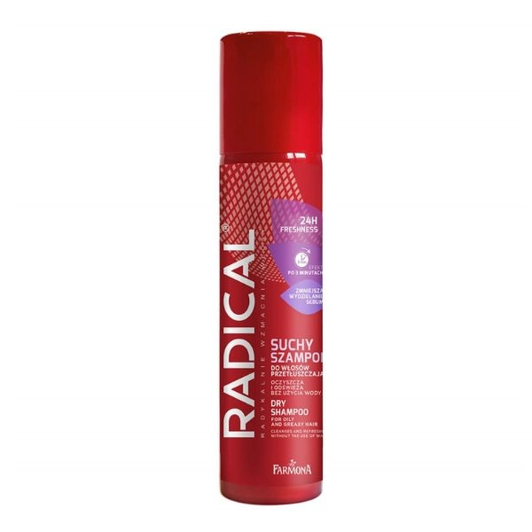Farmona Radical Extra Freshness suchý šampon pro mastné vlasy, 180 ml