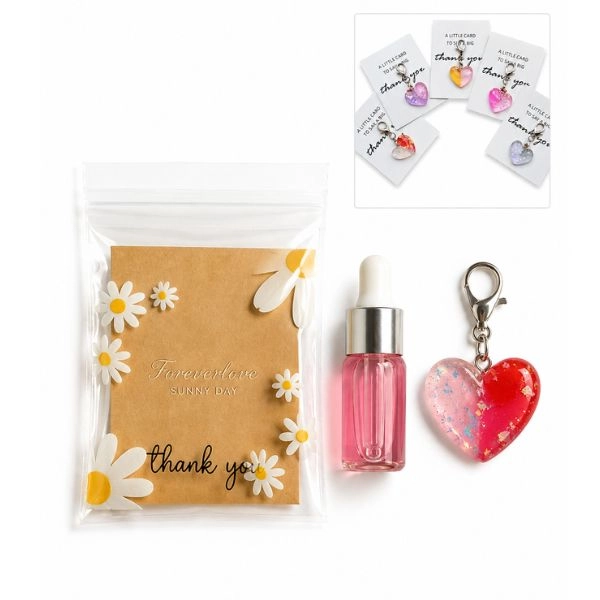 Dárkové balení Cuticle Oil Raspberry + přívěsek na klíče