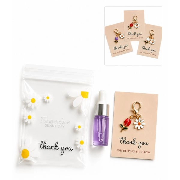 Dárkové balení Cuticle Oil Freesia + přívěsek na klíče