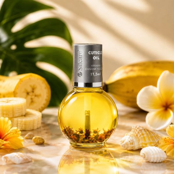 Silcare Olej na nehty a nehtovou kůžičku – Havana Banana Yellow 11,5 ml