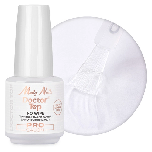 MollyLac Doctor Top No Wipe Pro Salon, 15g