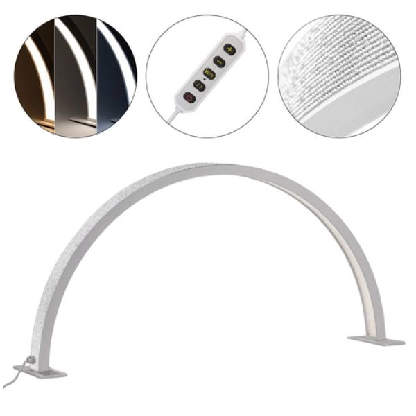 Stolní LED lampa 35 W HQ-75X, velikost L, bílá