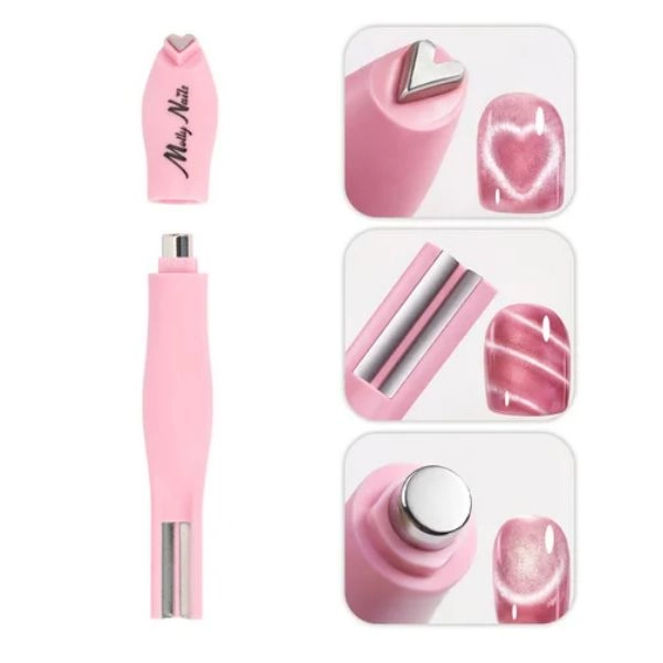 Molly Nails Magnet na vytváření vzorů 3v1 – růžový