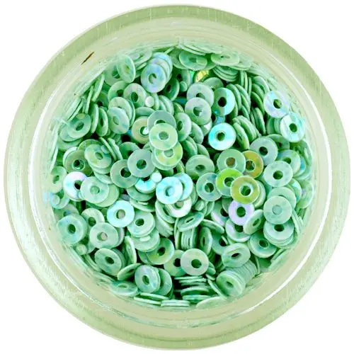 Světle modré nail art flitry CD