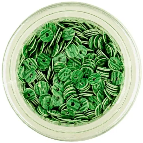 Flitry, CD - zelené s tmavozelenými proužky