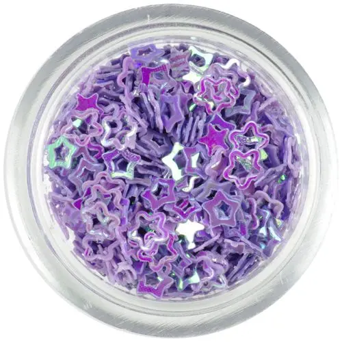 Ozdobná hvězda - světle fialová