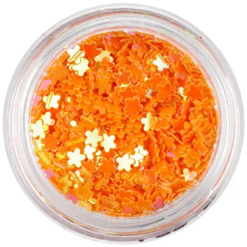 Ozdobný květ – oranžový