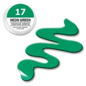 EBD 17 Neon Green 5g – barevný UV gel