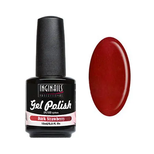 UV gelový lak Inginails Professional 15ml - Dark Strawberry