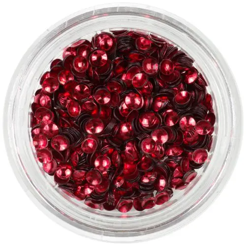 Ozdobná mušle - červená, 3D