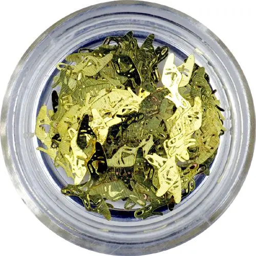 Kovové ozdoby na nehty - střevíčky