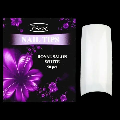 Royal Salon white 50ks - nehtové tipy č. 9