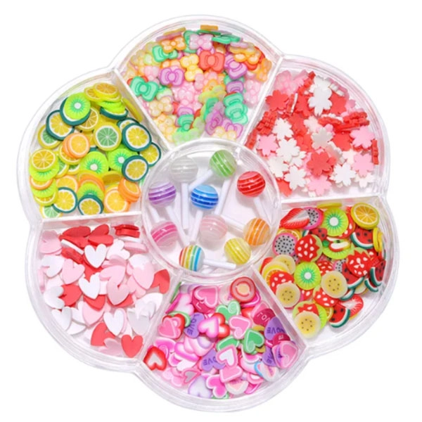 Fimo nail art set - mix