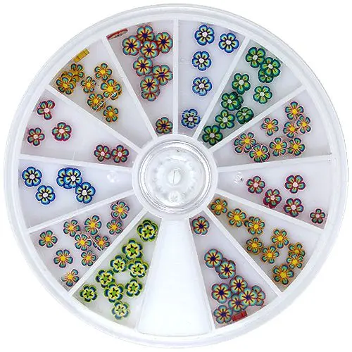 Květinové fimo zdobení – sada