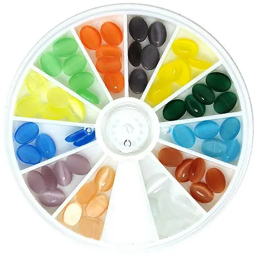 Sada ozdobných kamínků - elipsa