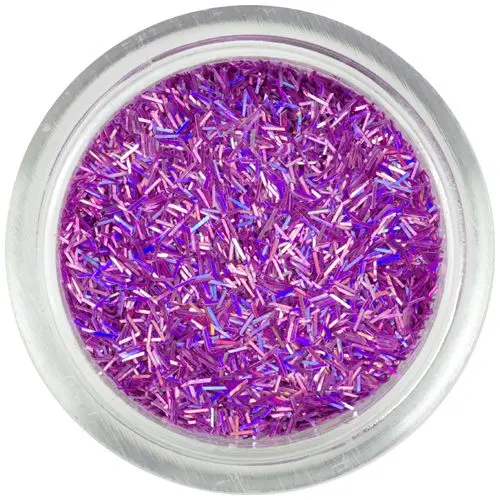 Světle růžové nitky, hologram