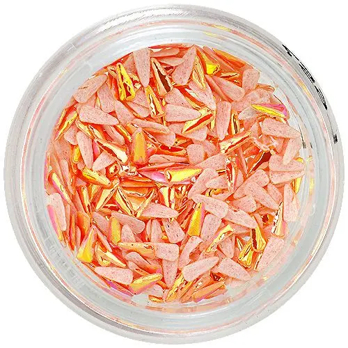 Světle oranžové látkové kapičky