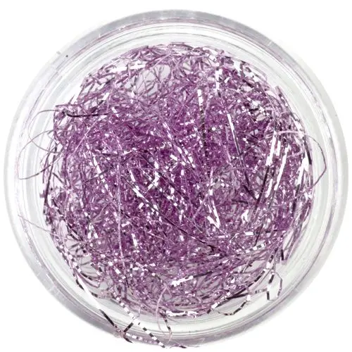 Dekorační nitky - lesklé, růžové