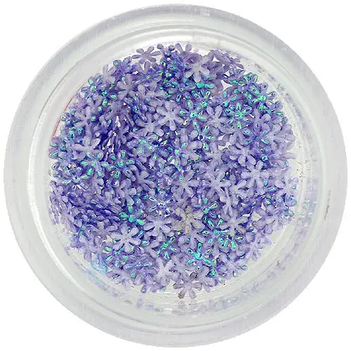 Kvítky látkové - světle fialové, malé