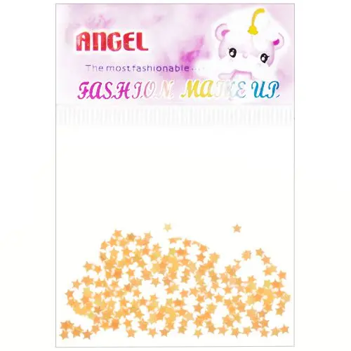 Nail art hvězdičky - žluté