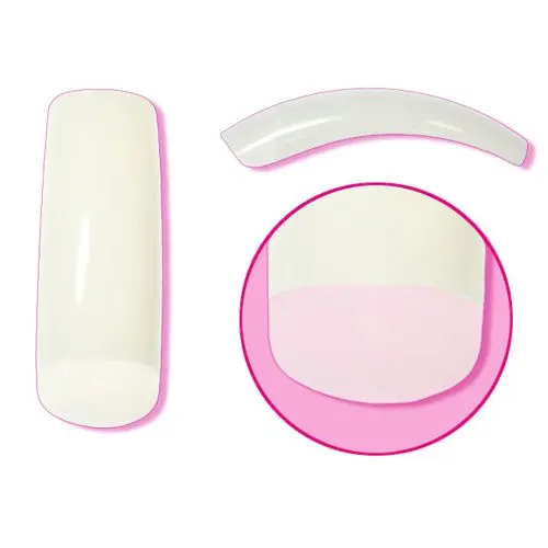 Royal Overlap Natural, č.1 - nehtové tipy, 50ks