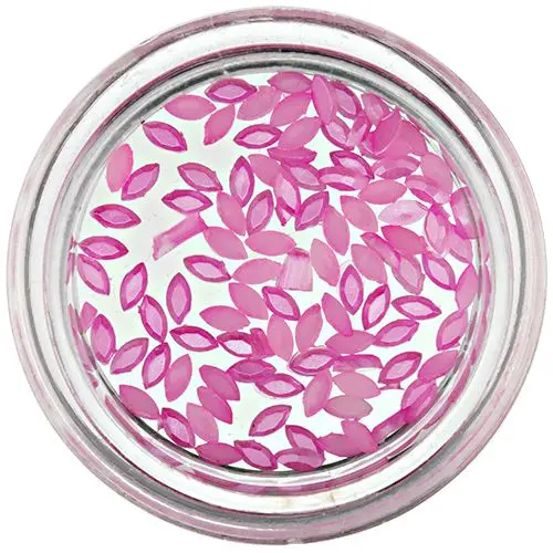 Perleťové ovály na nehty - růžové